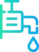 Faucet Creative Icon Design vector