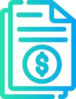 Line Different Gradient Design vector