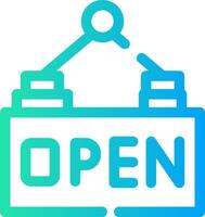 Open Creative Icon Design vector