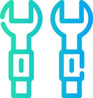 Key Mechanic Creative Icon Design vector