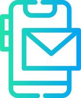 Email Creative Icon Design vector