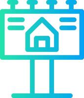Billboard Creative Icon Design vector