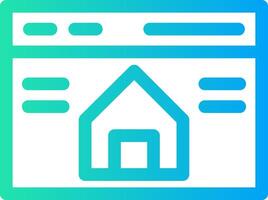 Property Sale Creative Icon Design vector