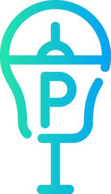 Parking Meter Creative Icon Design