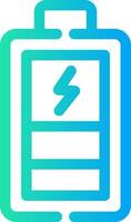 Charging Battery Creative Icon Design vector