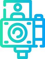 Vlogger Creative Icon Design vector