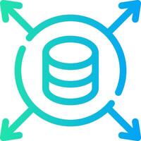 Data Driven Creative Icon Design vector