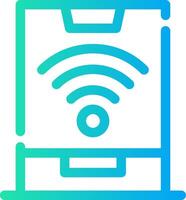 Smart Tablet Creative Icon Design vector