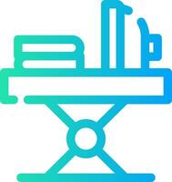 Iron Table Creative Icon Design vector