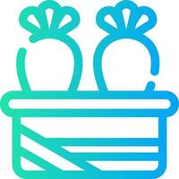 Groceries Delivery Creative Icon Design vector