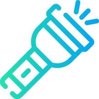 Flashlight Creative Icon Design vector