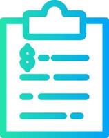 Daily Report Creative Icon Design vector