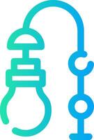 Lightbulb Creative Icon Design vector