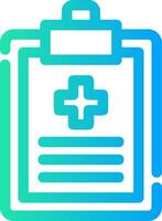 Health Report Creative Icon Design vector