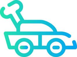 Car Toy Creative Icon Design vector