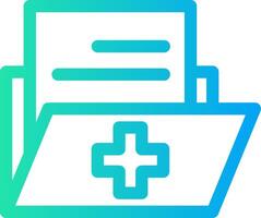 Medical History Creative Icon Design vector