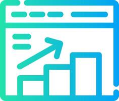 Stats Creative Icon Design vector