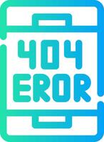 Error Creative Icon Design vector