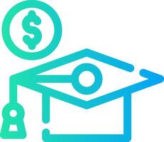 College Savings Plan Creative Icon Design vector