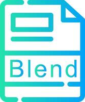Blend Creative Icon Design vector