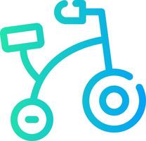 Bike Toy Creative Icon Design vector