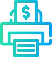 Printer Creative Icon Design vector
