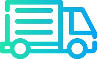 Delivery Truck Creative Icon Design vector