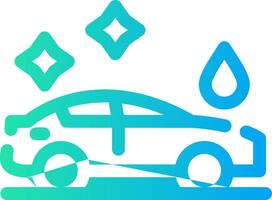 Car Wash Creative Icon Design vector