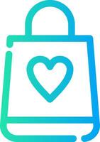Shopping Bag Creative Icon Design vector