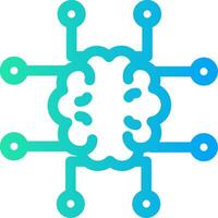 Neuroimaging Creative Icon Design vector