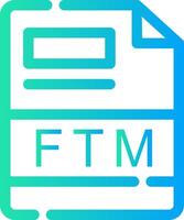FTM Creative Icon Design vector
