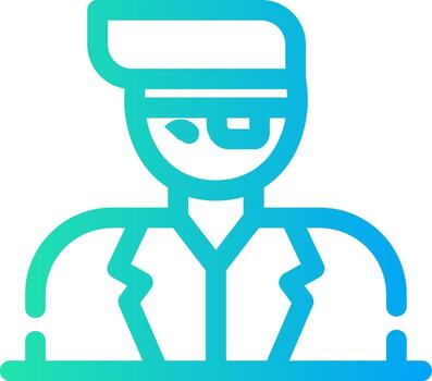 Eye Patch Creative Icon Design vector