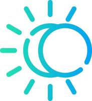 Eclipse Creative Icon Design vector