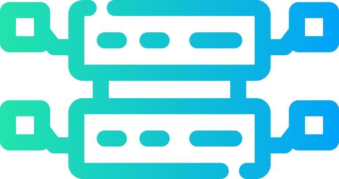 diseño de icono creativo de base de datos vector