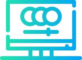 Digital Animation Creative Icon Design vector