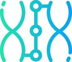 Cloning Creative Icon Design vector