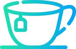 Tea Cup Creative Icon Design vector