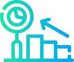 Predictive Analytics Creative Icon Design vector