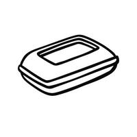 Dry soap, personal hygiene, vector