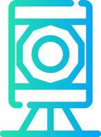 Theodolite Creative Icon Design vector