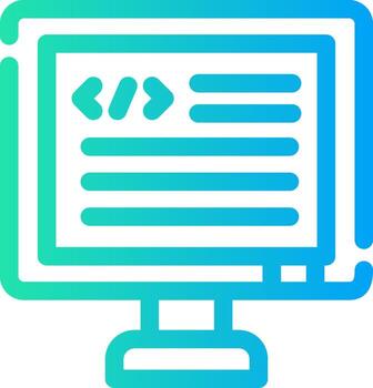 Code Creative Icon Design vector