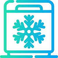 Freezer Creative Icon Design vector