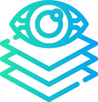 Line Different Gradient Design vector