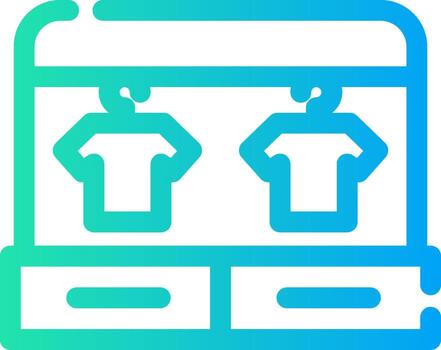 Line Different Gradient Design vector