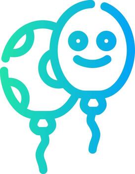 Line Different Gradient Design vector