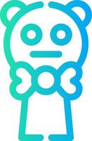 Line Different Gradient Design vector