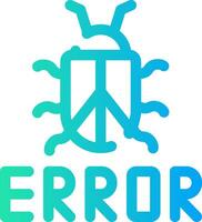 diseño de icono creativo de error vector