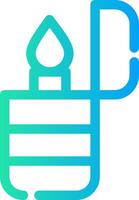 Lighter Creative Icon Design vector