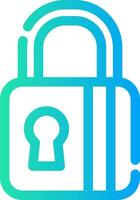 Padlock Creative Icon Design vector