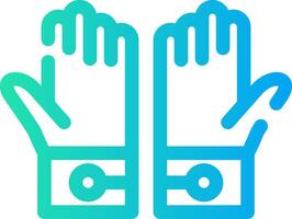 Latex Gloves Creative Icon Design vector